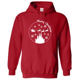 Merry Christmas Santa Reindeer Theme Kids & Adults Unisex Hoodie